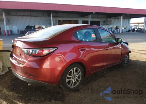 2017 Toyota Yaris Ia из США, поврежденный, VIN 3MYDLBYV1HY178233